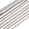 Unisex 304 Stainless Steel Chain Bracelets BJEW-TA0001-05P-15