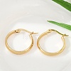 201 Stainless Steel Hoop Earrings EJEW-Q026-17G-A-4