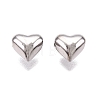 Rhodium Plated 925 Sterling Silver Beads STER-T007-95P-1