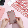 4 Sheets 4 Styles Acrylic Self Adhesive Stickers DIY-GF0014-71C-3