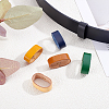 6Pcs 6 Colors Cowhide Belt Loop Keepers FIND-PH0061-97-4