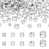 100Pcs 5 Styles Flat Round Sew on Rhinestone KK-TA0008-97-2
