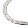 304 Stainless Steel Herringbone Chain Bracelet for Men Women BJEW-Q998-01P-2