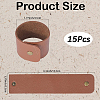 8Pcs Imitation Leather Napkin Rings AJEW-CL0005-39-2