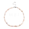 Natural Pearl Beaded Necklace for Women NJEW-JN03899-01-1