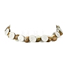 Natural Shiva Eye Shell Beaded Necklaces NJEW-JN06273-2