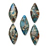 Dyed Natural Imperial Jasper Pendants G-H355-01D-1