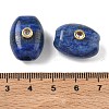 Dyed Natural Lapis Lazuli European Beads GG-CBA105B-02I-G-3