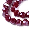 Electroplate Glass Beads Strands EGLA-R018-8mm-9-A-3