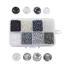1 Box 8/0 Glass Seed Beads Round  Loose Spacer Beads SEED-X0050-3mm-09-1