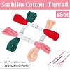 4 Skeins 4 Colors 6-Ply Cotton Embroidery Floss EMBR-WH20001-003B-2