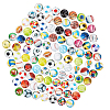 100pcs Glass Cabochons GGLA-PH0001-16-1