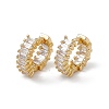 Rack Plating Brass Hoop Earrings for Women EJEW-A088-20G-1