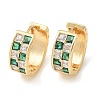 Brass Micro Pave Cubic Zirconia Hoop Earrings LS-EJEW-H152-01B-G-4