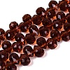 Transparent Glass Beads Strands GLAA-Q116-01A-B17-1
