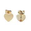 Vacuum Plating 304 Stainless Steel Stud Earrings for Women EJEW-A048-46J-G-2