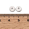 925 Sterling Silver Micro Pave Clear Cubic Zirconia Beads SE-CBAF1B2-17B-P-2