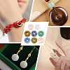 8Pcs 8 Styles Mixed Gemstones Pendants G-BC0001-55-6