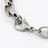 Tarnish Resistant Fashionable 304 Stainless Steel Heart Link Bracelets LS-BJEW-G423-10-3