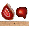 Natural Druzy Agate Slice Cabochons G-F826-E07-3