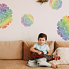 Translucent PVC Self Adhesive Wall Stickers STIC-WH0015-089-4