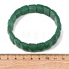 Natural Malaysia Jade Beaded Stretch Bracelets for Unisex G-K303-02E-5