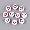 Opaque Acrylic Beads AC-N167-02A-1
