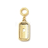Brass Micro Pave Cubic Zirconia Pendants KK-C111-02G-03-3