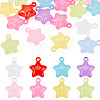 20Pcs Transparent Acrylic Pendants MACR-TADJ0001-05-1