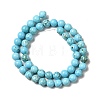 Dyed & Heated Natural Magnesite Beads Strands G-G924-01B-02-3