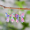 Bowknot Acrylic Hoop Earrings FS-WGD1738-01-1