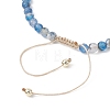 Mixed Stone Braided Bead Bracelets BJEW-JB12958-02-5