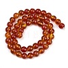 Handmade Lampwork Beads Strand LAMP-B056-8mm-17-3