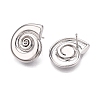 Brass Earring for Women EJEW-M259-01B-P-2