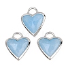 Natural White Jade Faceted Pendants G-Z154-01P-08-1