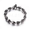 304 Stainless Steel Link Chain Bracelets LS-BJEW-L665-01AS-1
