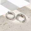 304 Stainless Steel Hoop Earrings for Women EJEW-C096-62P-5