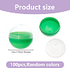 100Pcs PP Plastic Round Vending Machine Egg Capsules AJEW-DC0004-15-2