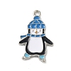 Winter Theme Alloy Enamel Pendants ENAM-M002-04N-P-1