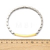 304 Stainless Steel Link Chain Bracelets BJEW-R018-21GP-5