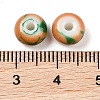 Opaque Spray Painted Glass Beads X1-GLAA-G118-01V-3