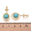 Dyed Synthetic Turquoise Pendants KK-N287-19G-3