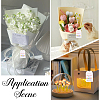 100Pcs Birthday Theme Rectangle Paper Tag Cards with 20m Jute Cord Kit DIY-SP0003-89D-5