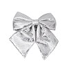 Christmas Plastic Sequin Big Bowknot Pendant Decorations AJEW-S088-04D-1