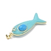 Ocean Dyed Synthetic Turquoise Pendants X-GG-CBA6980-12G-E-2