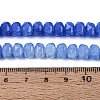 Imitation Jade Crackle Glass Beads Strands GLAA-N068-01A-A02-5