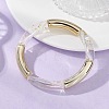 UV Plating Acrylic Beads Stretch Bracelets for Women BJEW-JB12950-1