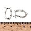 Infinity Brass Hoop Earring Findings KK-A289-10P-3