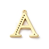 Rack Plating Brass Micro Pave Cubic Zirconia Pendant KK-H449-76G-19-2