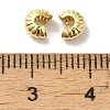 Brass Crimp Beads Covers X-FIND-Z039-13B-G-3